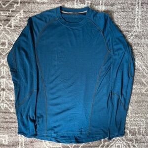 Smartwool 100% Merino Wool Long Sleeve Base Layer NWOT Medium Blue